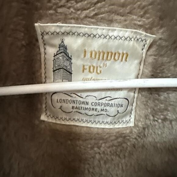 London Fog Overcoat with Fur Collar - Picture 3 of 6